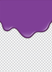 Vector Purple splash with transparency background