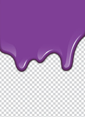 Vector Purple splash with transparency background