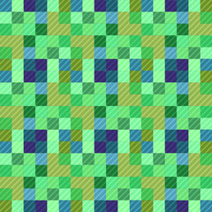 Seamless pattern background from a variety of multicolored squares.