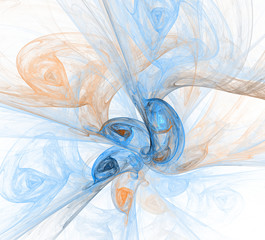 An abstract computer generated modern fractal design. Abstract fractal color texture. Digital art