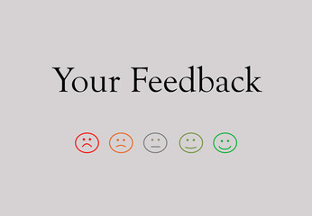Business quality service customer feedback on satisfaction evaluation?And good mood smiley - Image	