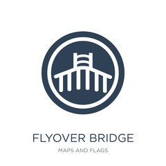 flyover bridge icon vector on white background, flyover bridge t