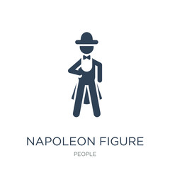 napoleon figure icon vector on white background, napoleon figure
