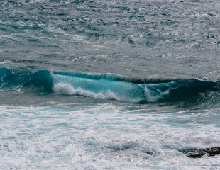 Fototapeta premium waves on the ocean coast