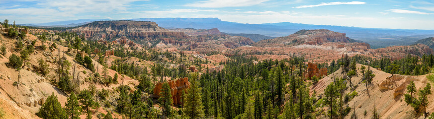 Panorama from Sunrise Point of Bryce Canyon National Park, Utah