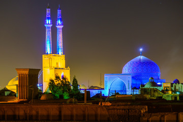Ancient city of Yazd and Sar Yazd Fortress in Iran