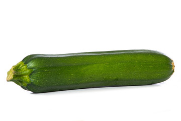 Zucchini isolated on white background
