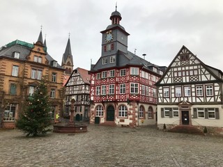Marktplatz in Heppenheim (Hessen)