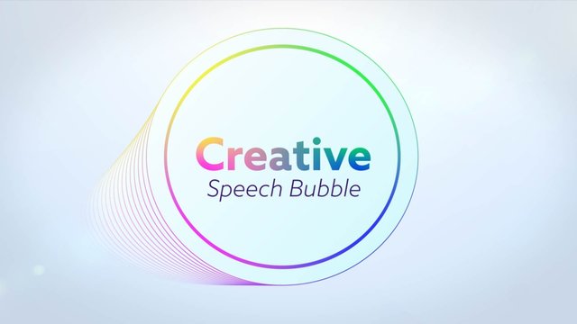 Creative Speech Bubble title
