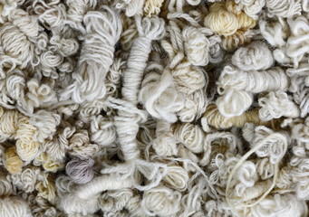Color yarn for knitting, knitting wool balls . Beautiful yarn knitting background. Close up of...