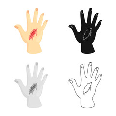 Vector design of hospital and rendering symbol. Set of hospital and help stock vector illustration.