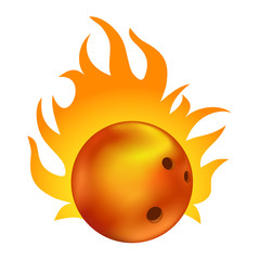 fire bowling ball