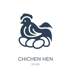 chichen hen icon vector on white background, chichen hen trendy