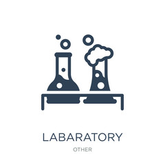 labaratory icon vector on white background, labaratory trendy fi