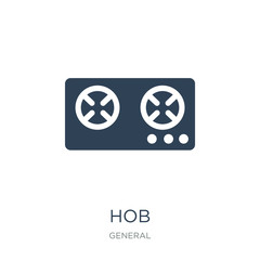 hob icon vector on white background, hob trendy filled icons fro