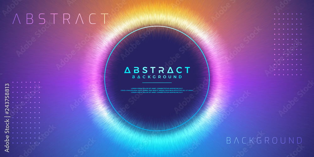 Poster abstract, dynamic, modern circle background for your design element and others.
