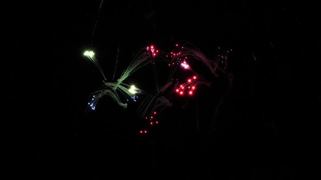 Fireworks at Deauville in Normandy, Real Time