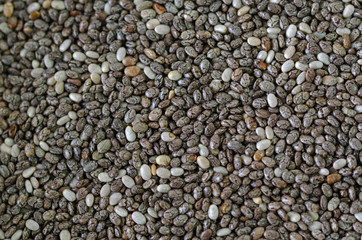 The chia seeds background.