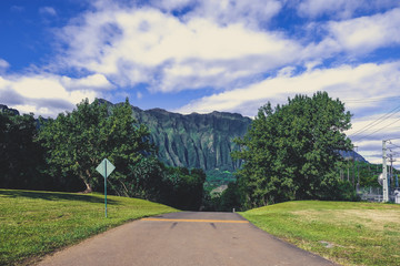 road in mountains