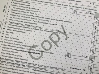 Copy of Business Tax Return