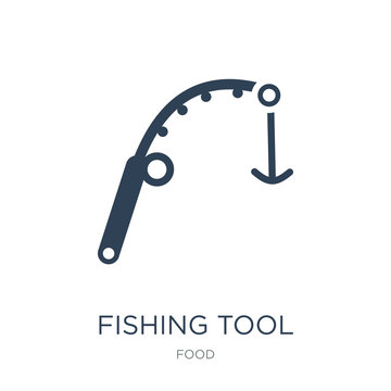 fishing tool icon vector on white background, fishing tool trend