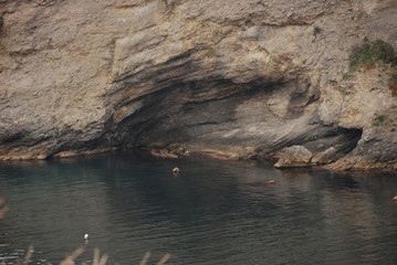 Crimea. Sudak. Autumn. Relaxation