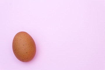 Egg, Eggs on a pink background. Eggs tray