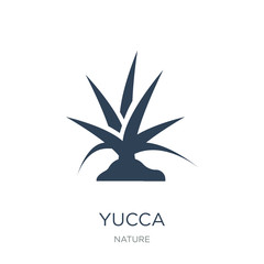 yucca icon vector on white background, yucca trendy filled icons - obrazy, fototapety, plakaty