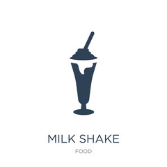 milk shake icon vector on white background, milk shake trendy fi