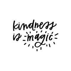 Fototapeta na wymiar Kindness is Magic