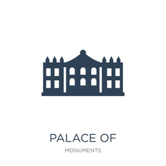 palace of versailles icon vector on white background, palace of