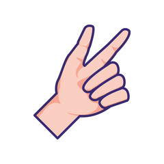 hand human isolated icon