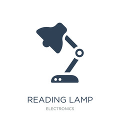 reading lamp icon vector on white background, reading lamp trend