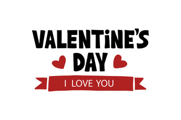 Valentines Day lettering