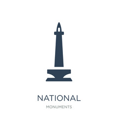 national monument monas icon vector on white background, nationa