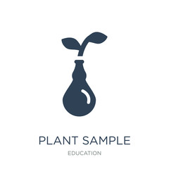 plant sample icon vector on white background, plant sample trend