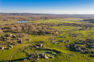 An aerial view of the amazing 