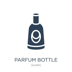 parfum bottle icon vector on white background, parfum bottle trendy filled icons from Shapes collection, parfum bottle vector illustration
