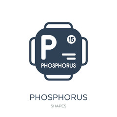 phosphorus icon vector on white background, phosphorus trendy filled icons from Shapes collection, phosphorus vector illustration