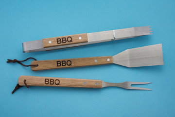 Barbeque Utensils, Set of tools for bbq