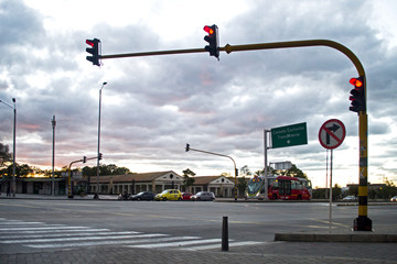 Bogotá al atardecer