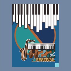 Indie musician concert show poster with acoustic guitar vector illustration - Vector