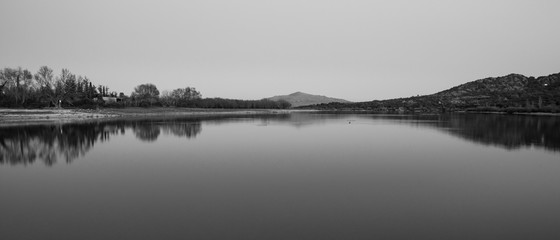 Embalse de Santillana, en Manzanares El Real (Madrid)