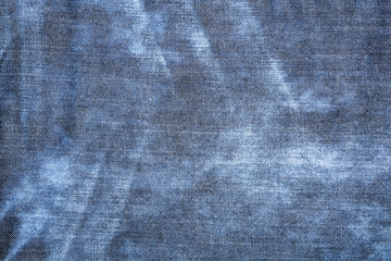 Denim worn fabric texture for background