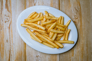 french fries on board