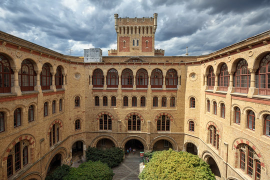 Building of Vienna Arsenal - a former military complex of buildings, built in 19th century. Vienna, Austria.