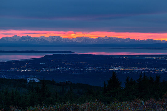 Glen Alps Sunset