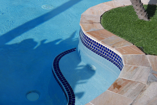 Detail view of swimming pool