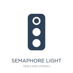 semaphore light icon vector on white background, semaphore light trendy filled icons from Tools and utensils collection, semaphore light vector illustration