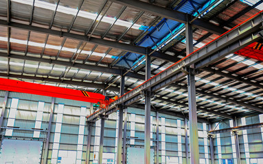 Fototapeta premium Steel structure building